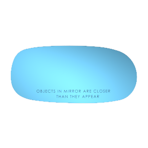 CLARI-BLU SIDE VIEW MIRROR